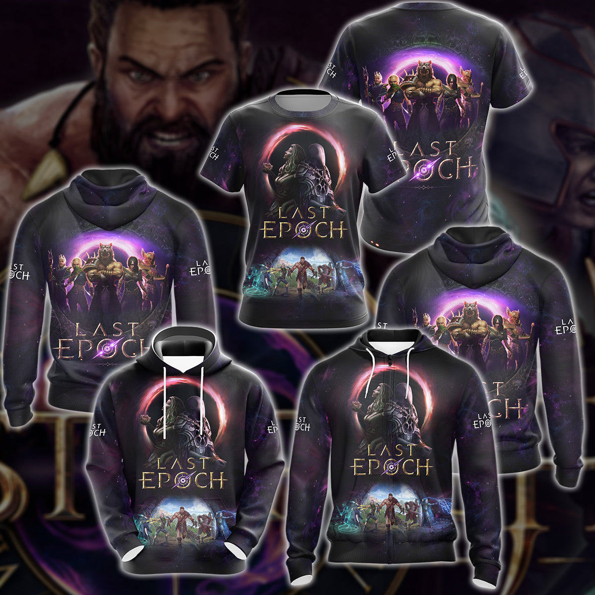 Last Epoch Video Game 3D All Over Printed T-shirt Tank Top Zip Hoodie Pullover Hoodie Hawaiian Shirt Beach Shorts Jogger