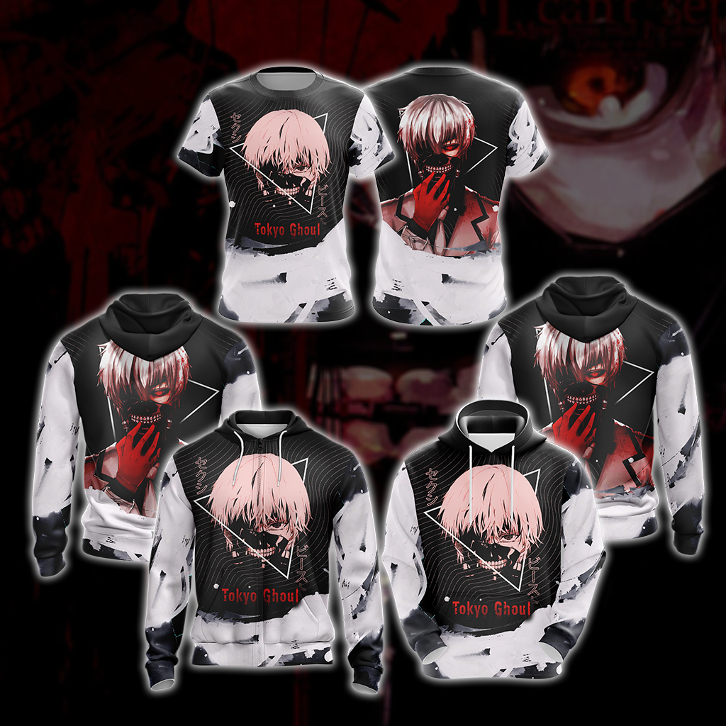 Tokyo Ghoul Unisex 3D T-shirt