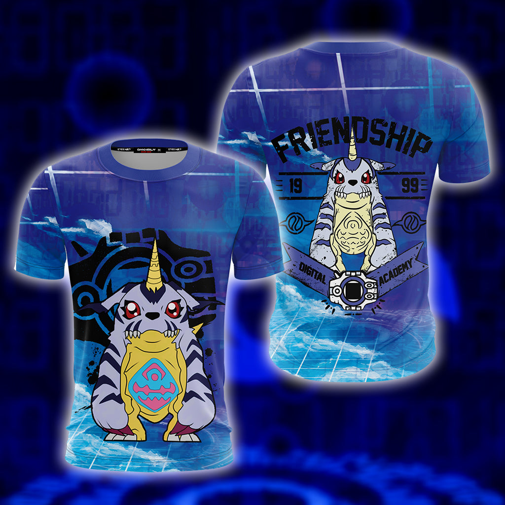 Digimon New The Crest Of Friendship 3D T-shirt S