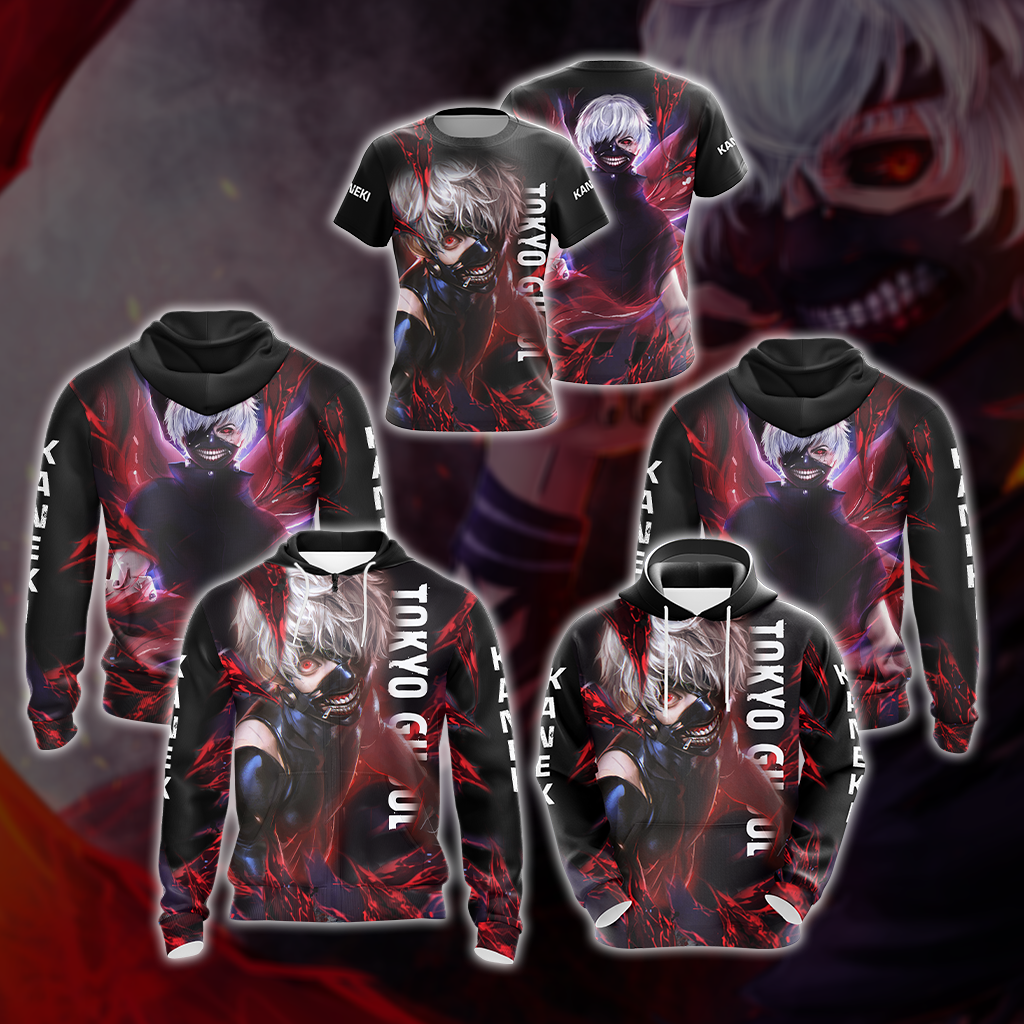 Tokyo Ghoul - Kaneki Ken Unisex 3D T-shirt