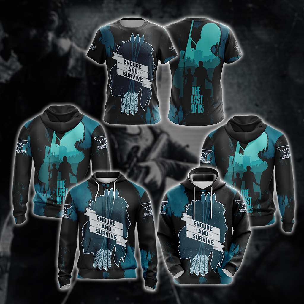 The last of Us - Endure and Survive Unisex 3D T-shirt