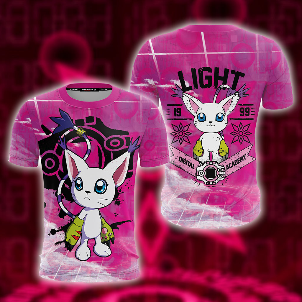 Digimon New The Crest Of Light 3D T-shirt S