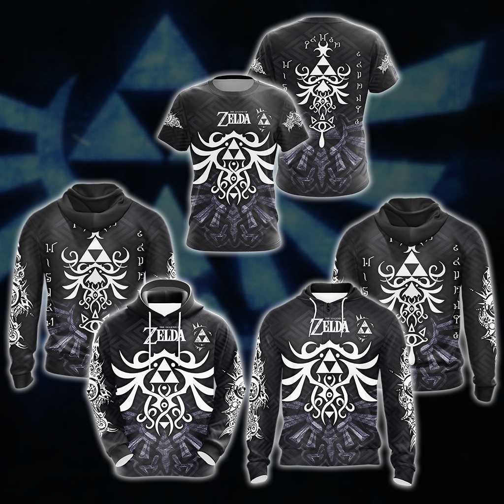 Legend of Zelda All Over Print T-shirt Tank Top Zip Hoodie Pullover Hoodie Hawaiian Shirt