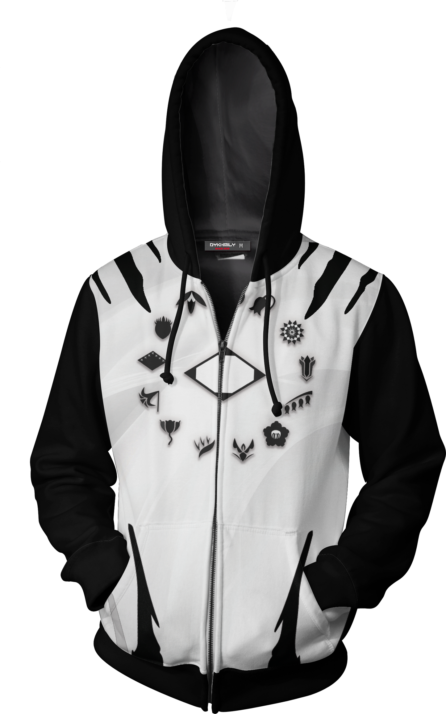 Bleach Division Symbol Unisex Zip Up Hoodie Jacket