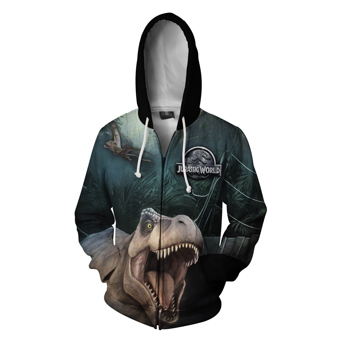 Jurassic World 3D Zip Up Hoodie