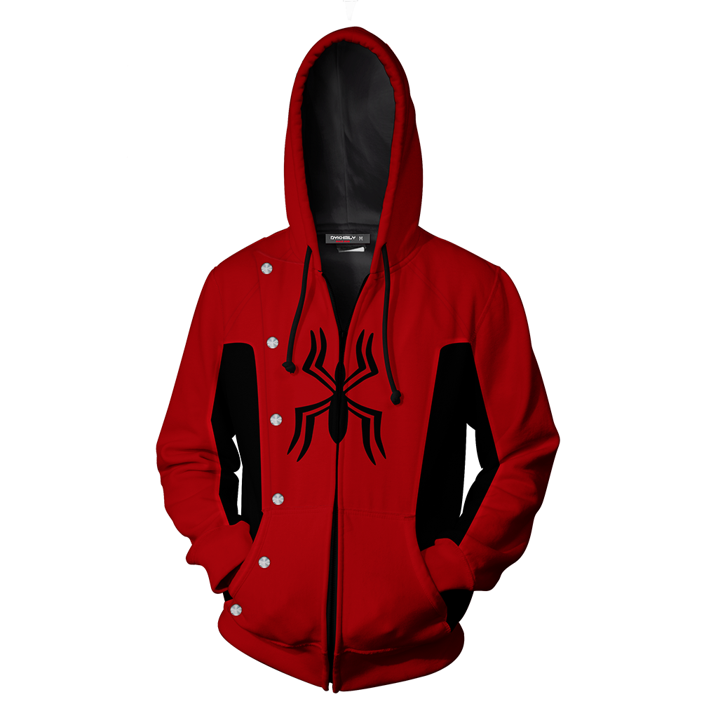 Spider-Man Last Stand Cosplay PS4 Zip Up Hoodie Jacket