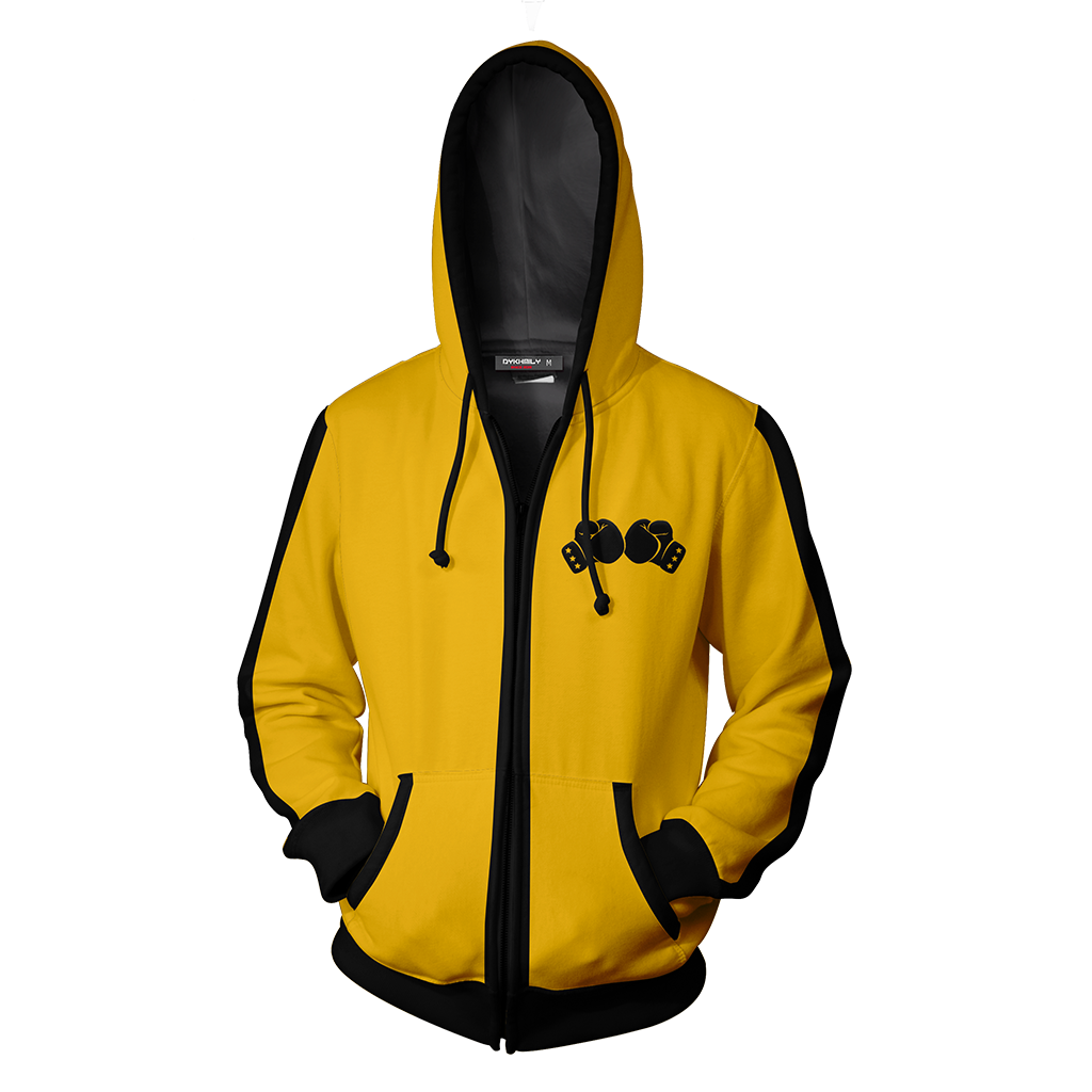 Rocky Balboa Italian Stallion Logo Zip Up Hoodie