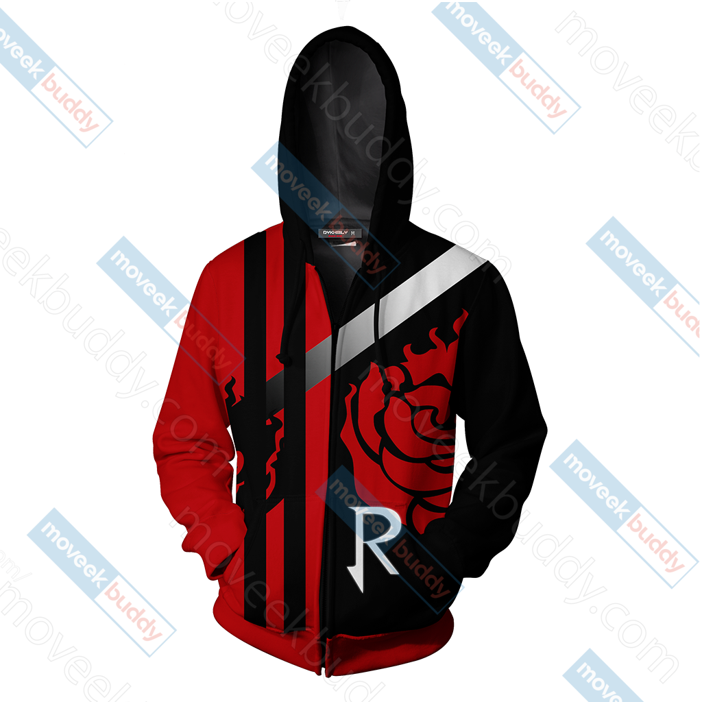 RWBY Ruby Rose Zip Up Hoodie
