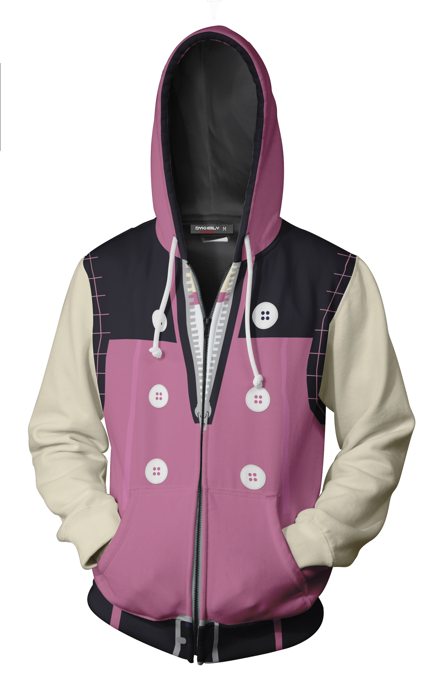 Kingdom Hearts III Kairi Cosplay Zip Up Hoodie Jacket
