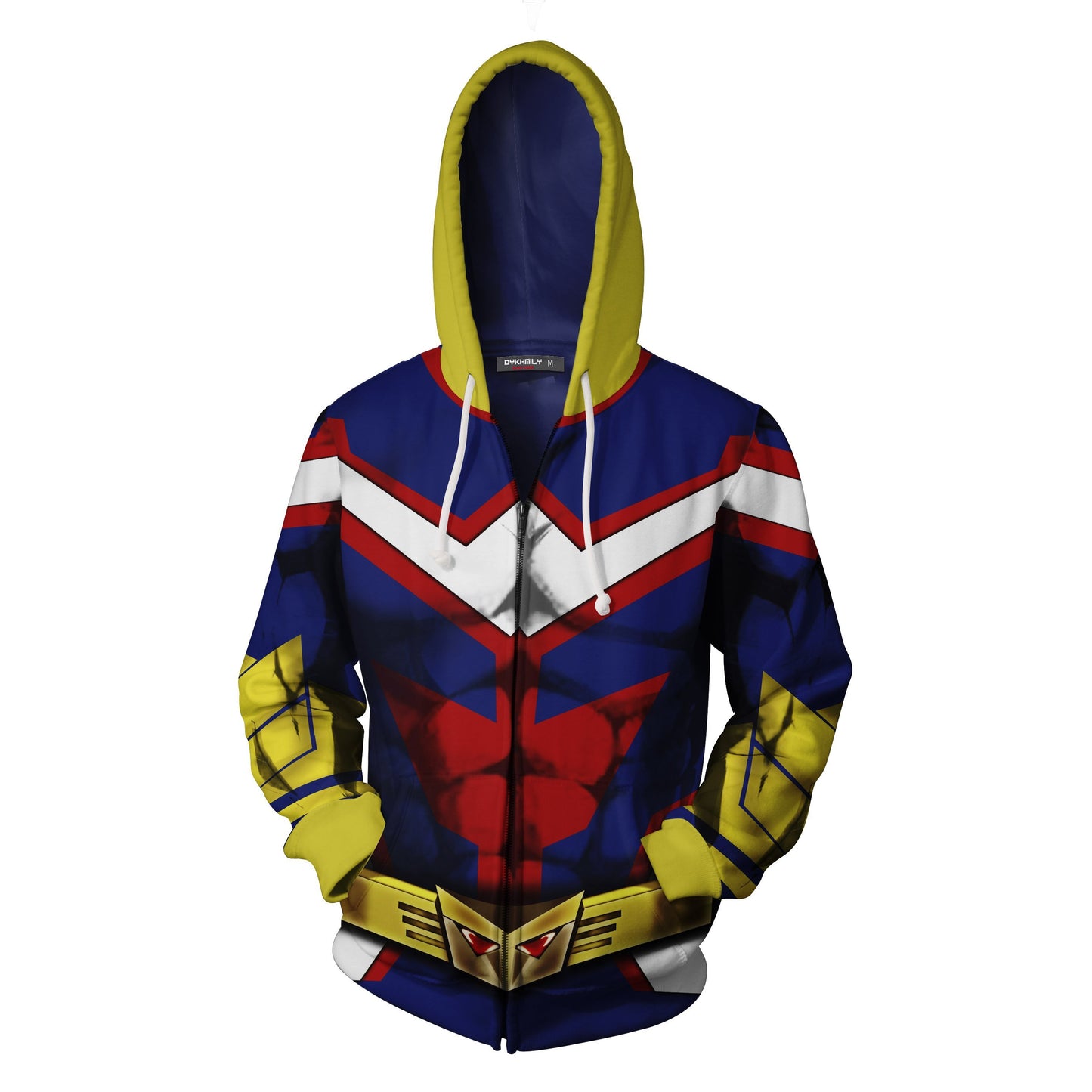 My Hero Academia All Might Cosplay Zip Up Hoodie Jacket