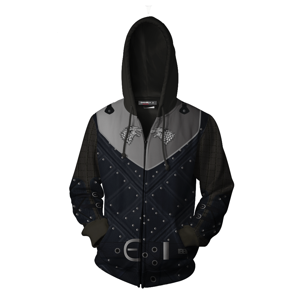 Game Of Thrones Jon Snow (Season 7) Cosplay Zip Up Hoodie Jacket