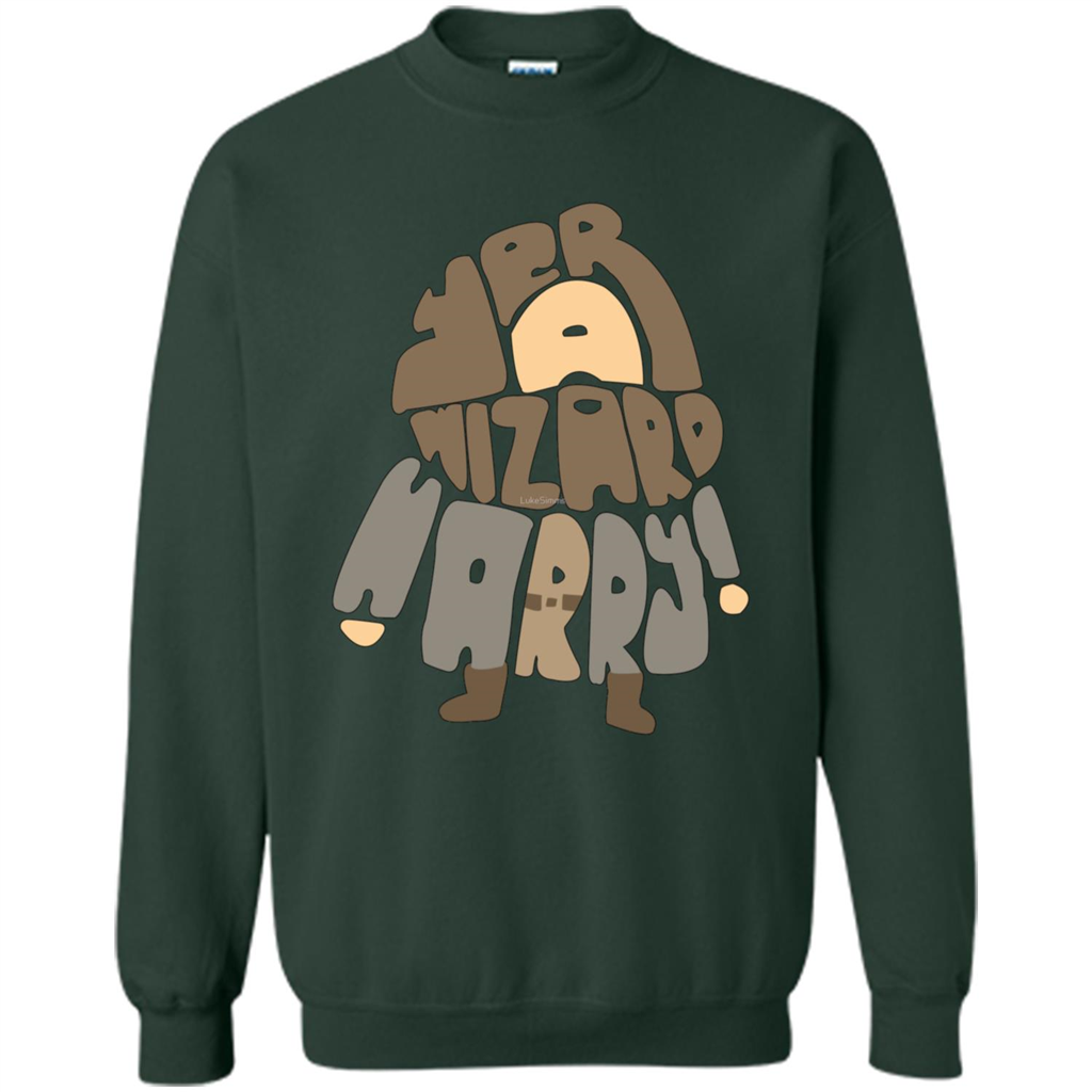 Movies T-shirt Yer A Wizard Harry Forest Green S