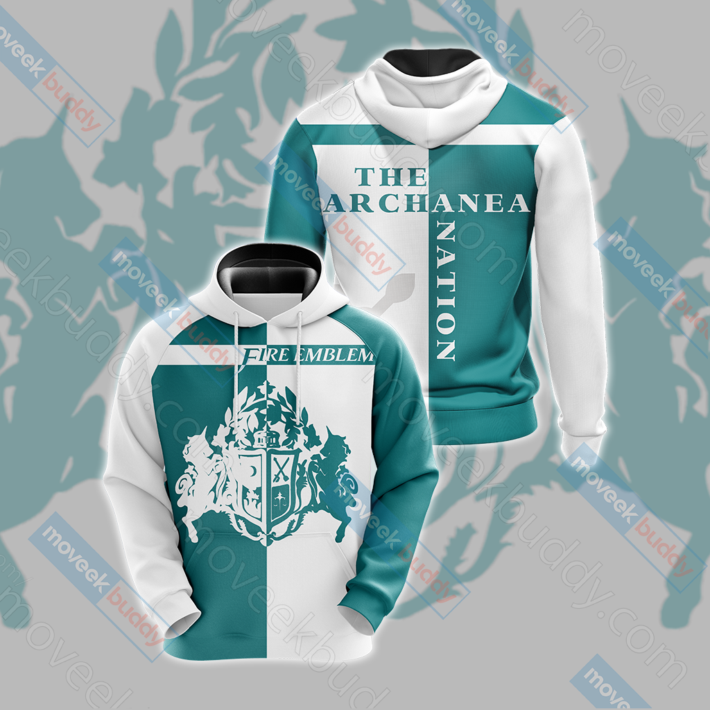 Fire Emblem - The symbol of the Archanea nation Unisex 3D T-shirt Hoodie S