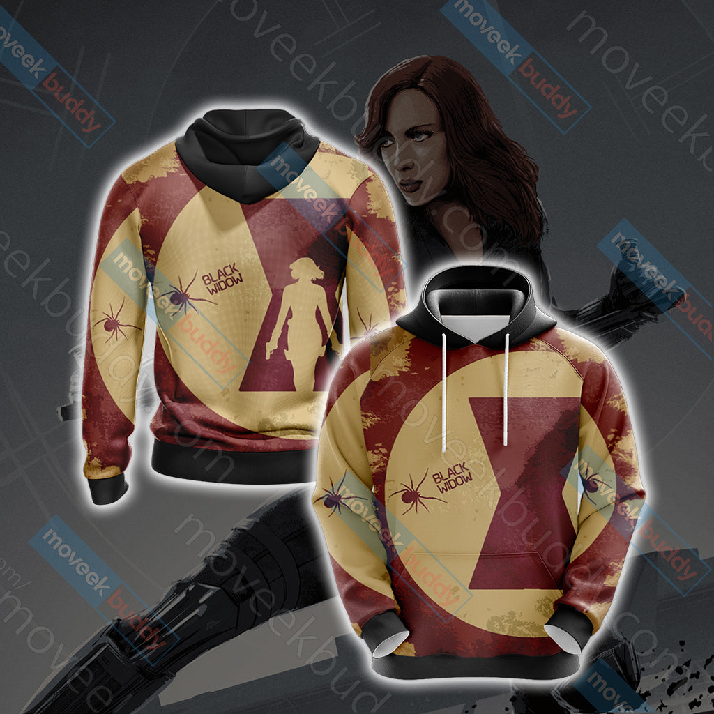 Black Widow Unisex 3D T-shirt Hoodie S