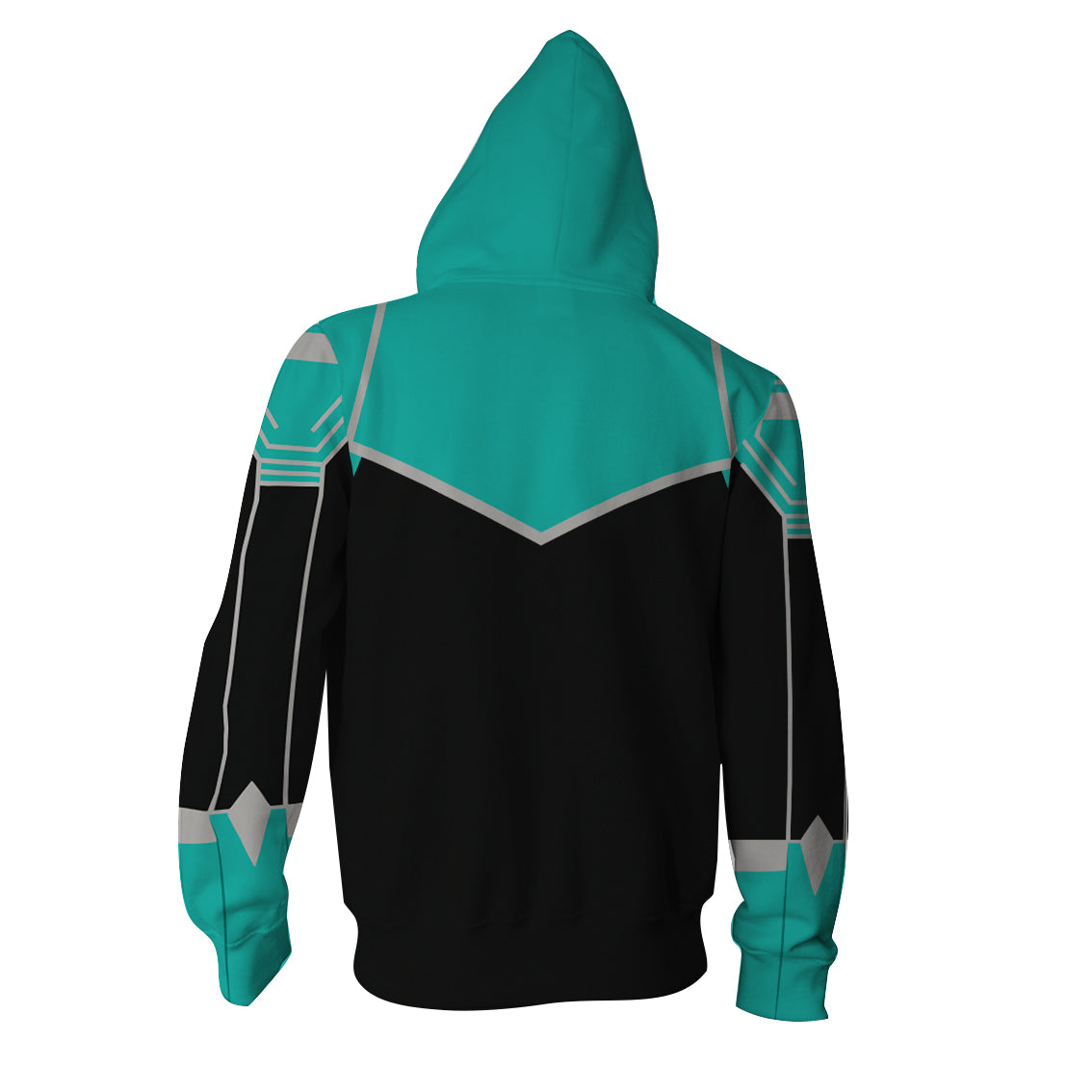 Captain Marvel Battle Suit Cosplay Zip Up Hoodie Jacket