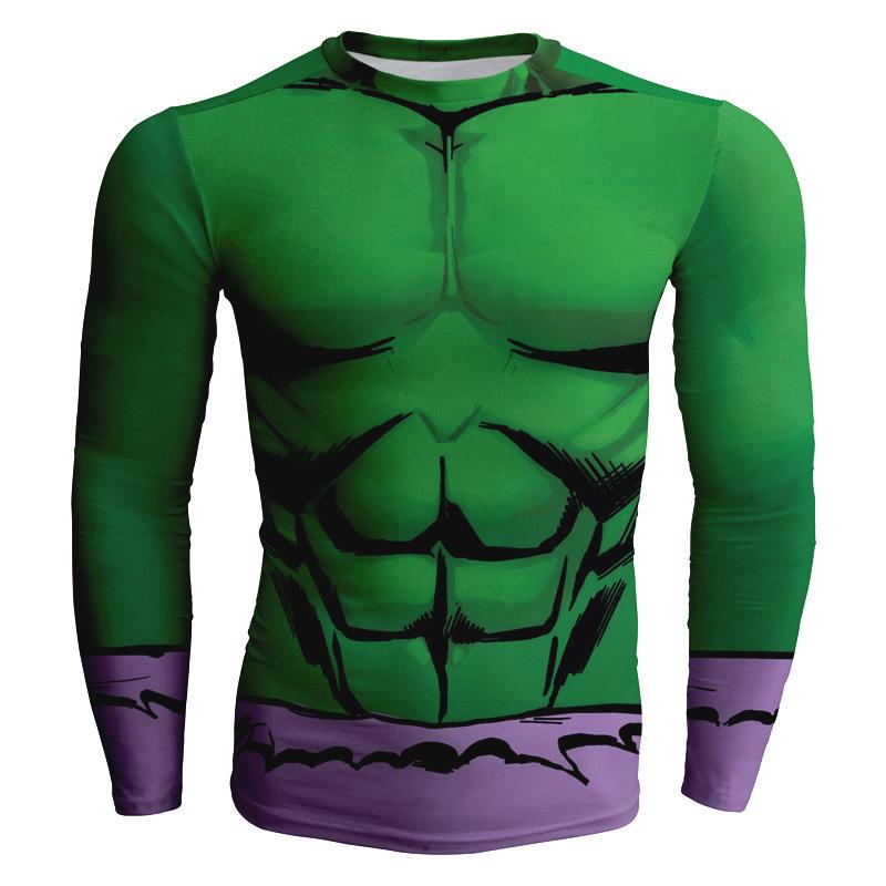 The Hulk Cosplay Long Sleeve Compression T-shirt