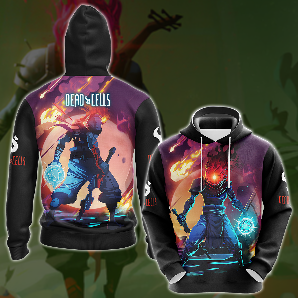 Dead Cells Video Game 3D All Over Printed T-shirt Tank Top Zip Hoodie Pullover Hoodie Hawaiian Shirt Beach Shorts Jogger Hoodie S