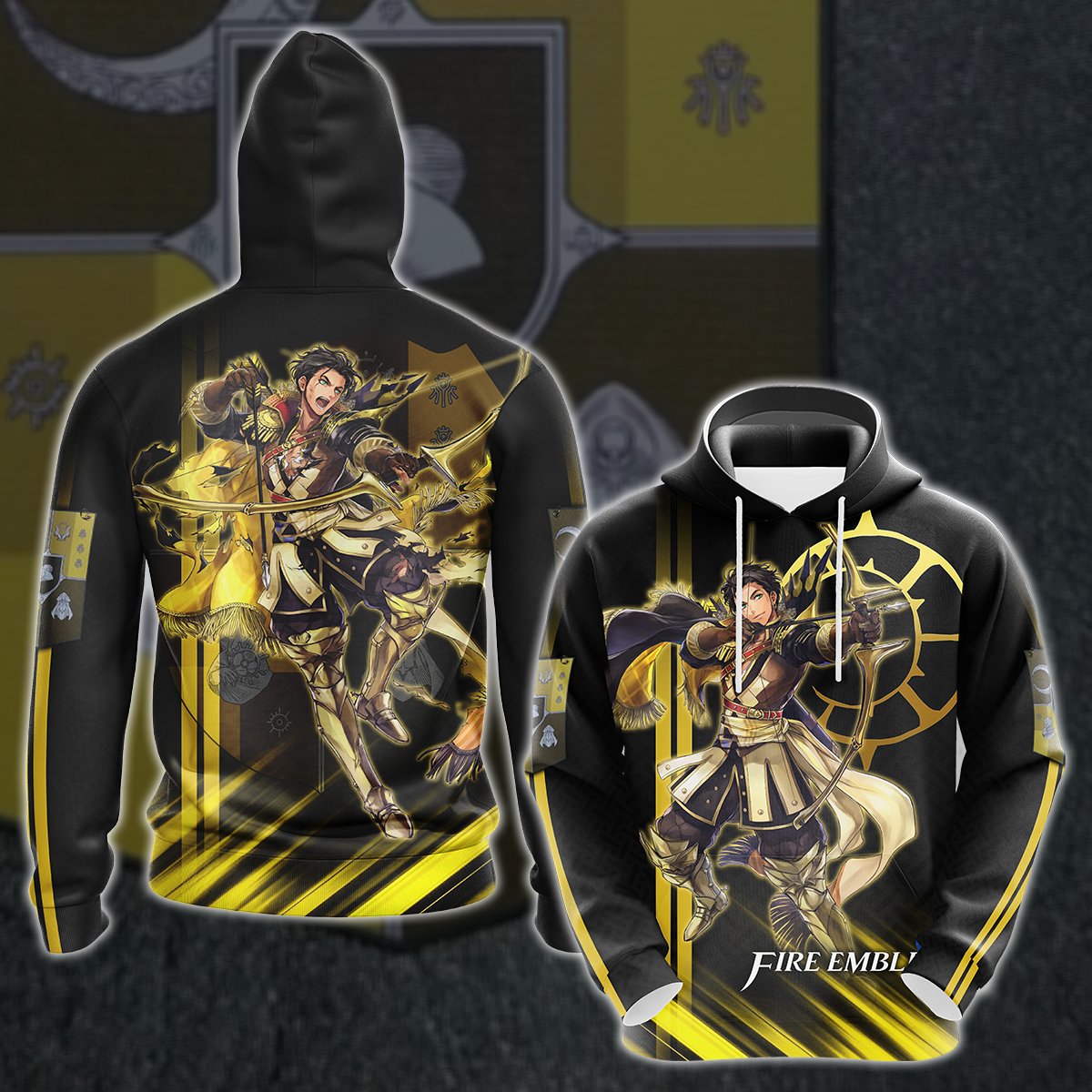 Fire Emblem Claude von Riegan Video Game 3D All Over Printed T-shirt Tank Top Zip Hoodie Pullover Hoodie Hawaiian Shirt Beach Shorts Jogger Hoodie S