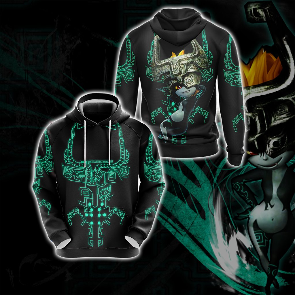 Legend of Zelda - Midna New Style Unisex Zip Up Hoodie Hoodie S
