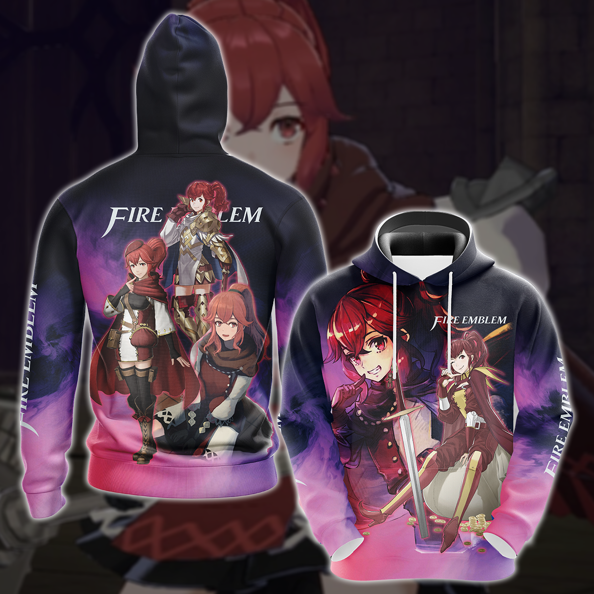 Fire Emblem - Anna Video Game 3D All Over Printed T-shirt Tank Top Zip Hoodie Pullover Hoodie Hawaiian Shirt Beach Shorts Jogger Hoodie S