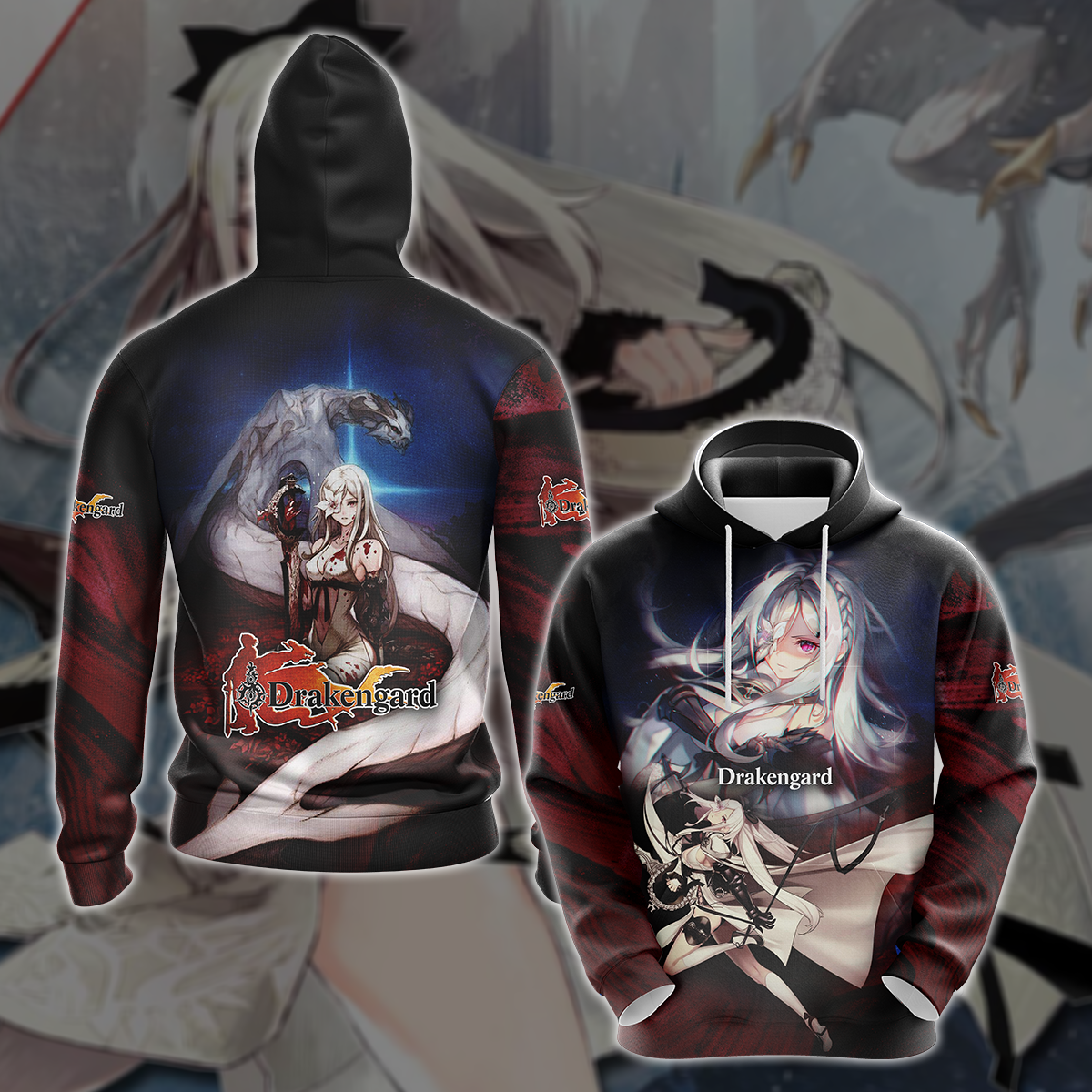 Drakengard Zero Video Game 3D All Over Printed T-shirt Tank Top Zip Hoodie Pullover Hoodie Hawaiian Shirt Beach Shorts Jogger Hoodie S