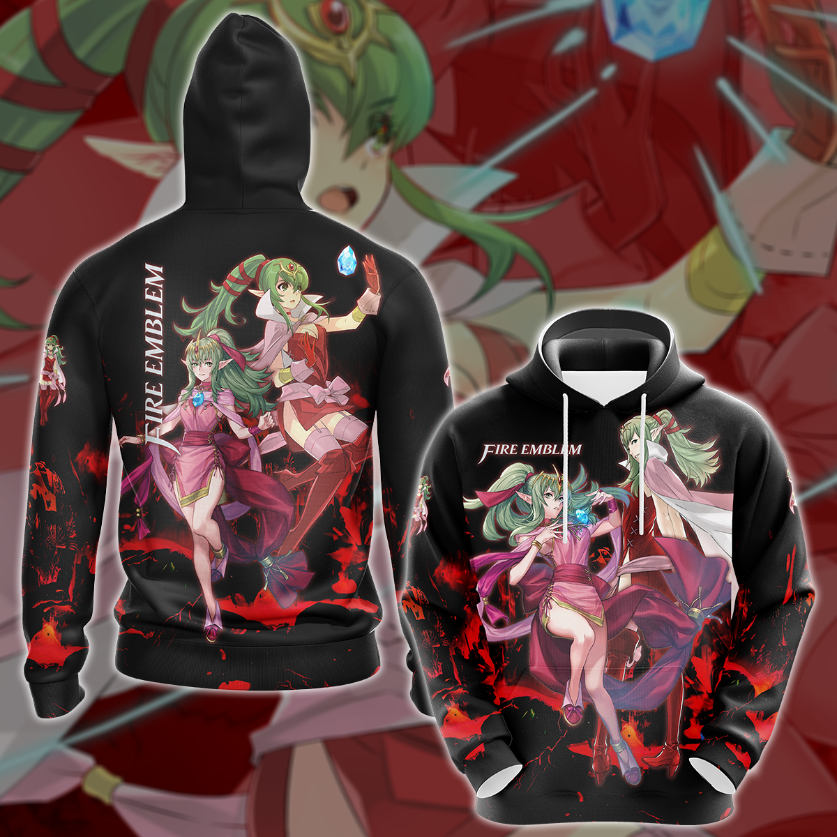 Fire Emblem - Tiki Video Game 3D All Over Printed T-shirt Tank Top Zip Hoodie Pullover Hoodie Hawaiian Shirt Beach Shorts Jogger Hoodie S