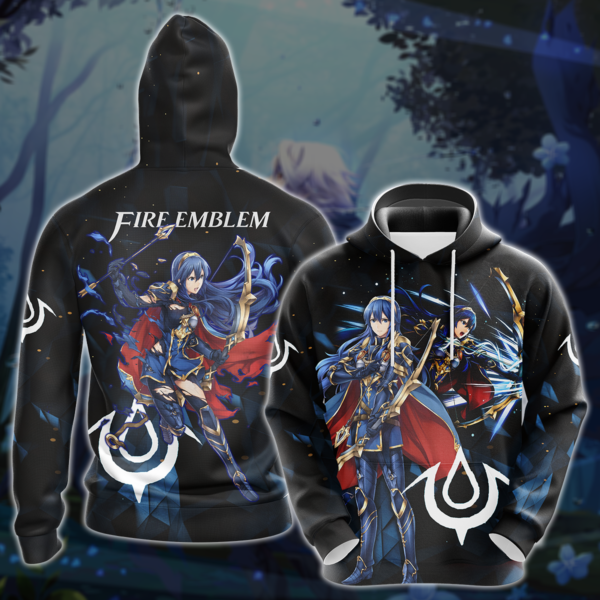 Fire Emblem Lucina Video Game 3D All Over Printed T-shirt Tank Top Zip Hoodie Pullover Hoodie Hawaiian Shirt Beach Shorts Joggers Hoodie S