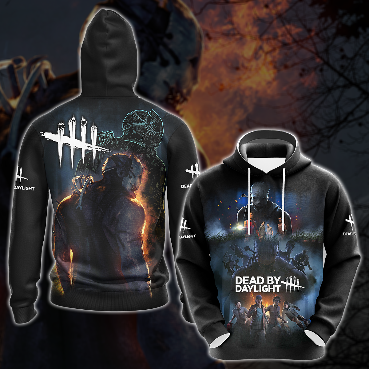 Dead by Daylight Video Game 3D All Over Printed T-shirt Tank Top Zip Hoodie Pullover Hoodie Hawaiian Shirt Beach Shorts Jogger Hoodie S