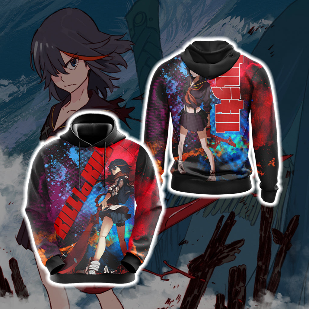 Kill La Kill - Matoi Ryuuko Unisex 3D T-shirt Hoodie S