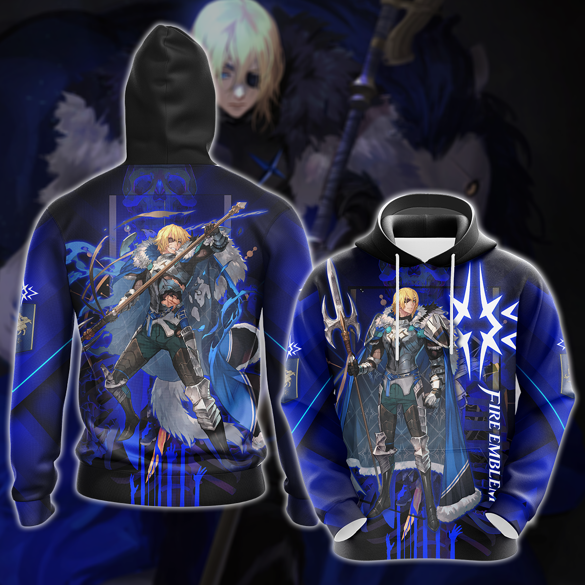 Fire Emblem Dimitri Video Game 3D All Over Printed T-shirt Tank Top Zip Hoodie Pullover Hoodie Hawaiian Shirt Beach Shorts Jogger Hoodie S