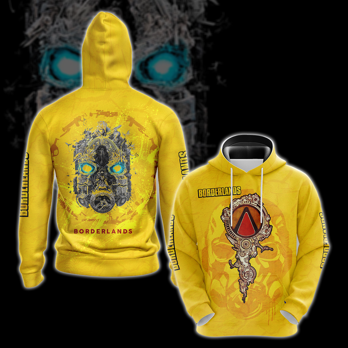 Borderlands Video Game 3D All Over Printed T-shirt Tank Top Zip Hoodie Pullover Hoodie Hawaiian Shirt Beach Shorts Jogger Hoodie S