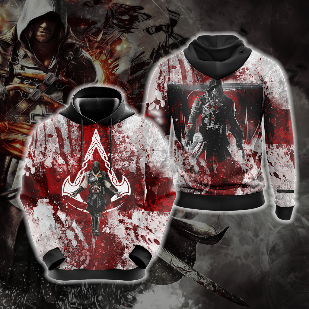 Assassin's Creed Rogue symbol Unisex 3D T-shirt Hoodie S
