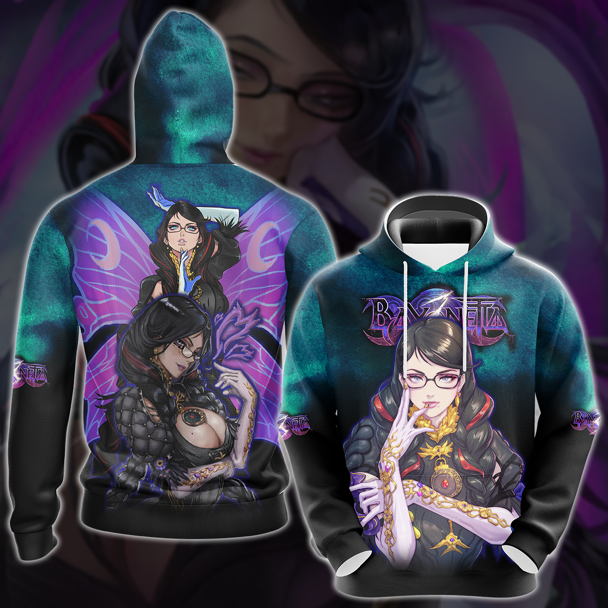 Bayonetta 3 Video Game 3D All Over Print T-shirt Tank Top Zip Hoodie Pullover Hoodie Hawaiian Shirt Beach Shorts Jogger Hoodie S
