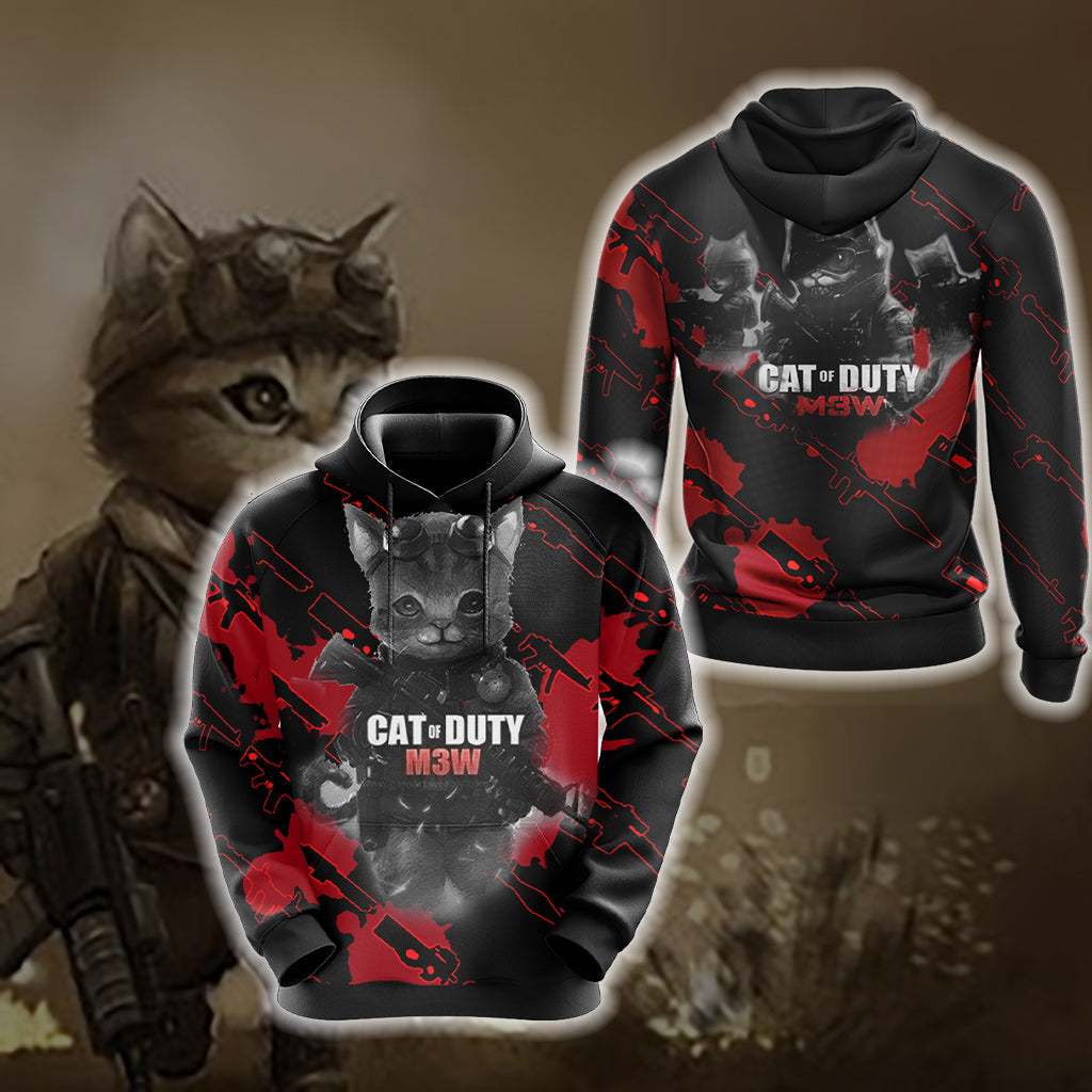 Call of Duty x Cats Unisex 3D T-shirt Hoodie S