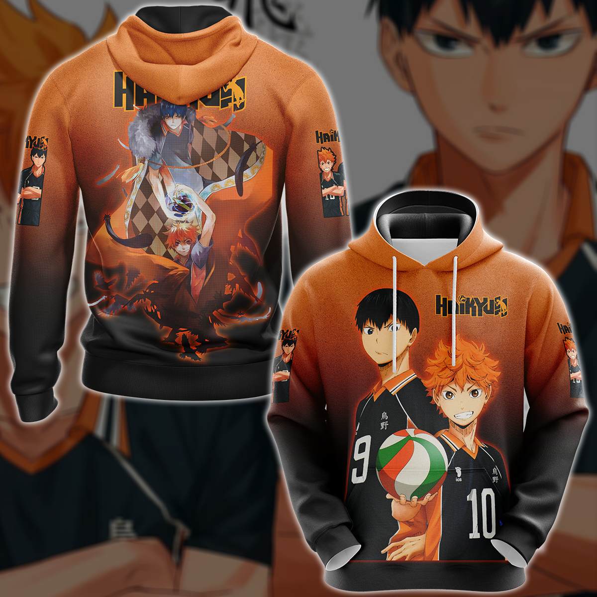 Haikyuu Anime Anime Manga 3D All Over Printed T-shirt Tank Top Zip Hoodie Pullover Hoodie Hawaiian Shirt Beach Shorts Jogger Hoodie S