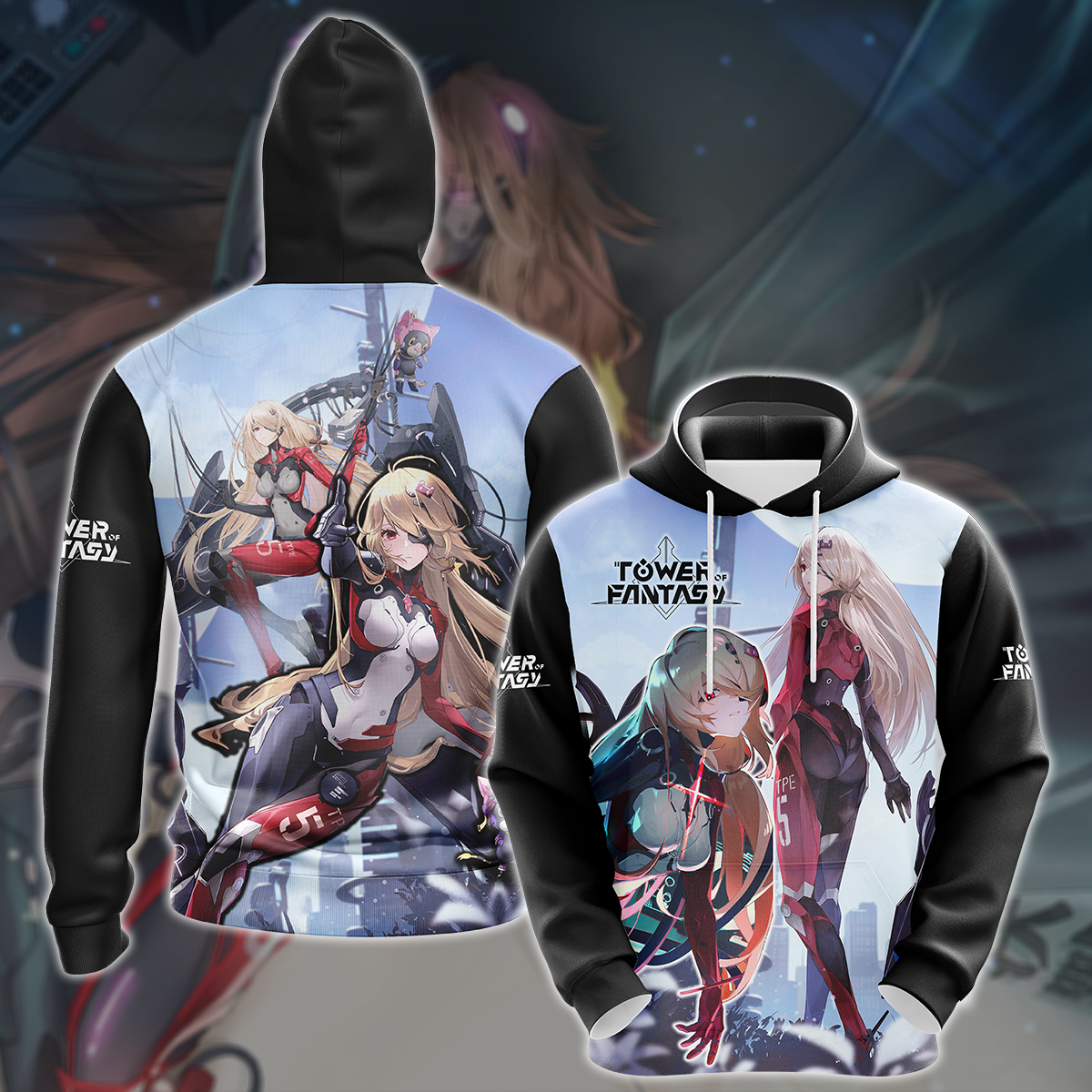 Tower Of Fantasy Video Game 3D All Over Printed T-shirt Tank Top Zip Hoodie Pullover Hoodie Hawaiian Shirt Beach Shorts Jogger Hoodie S