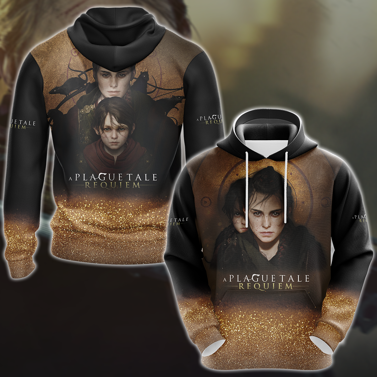 Plague Tale: Requiem Video Game 3D All Over Print T-shirt Tank Top Zip Hoodie Pullover Hoodie Hawaiian Shirt Beach Shorts Jogger Hoodie S