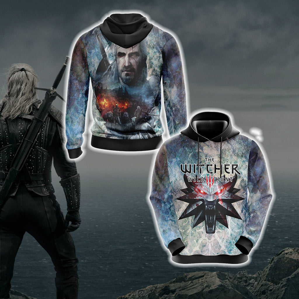 The Witcher Wild Hunt Unisex 3D T-shirt Hoodie S