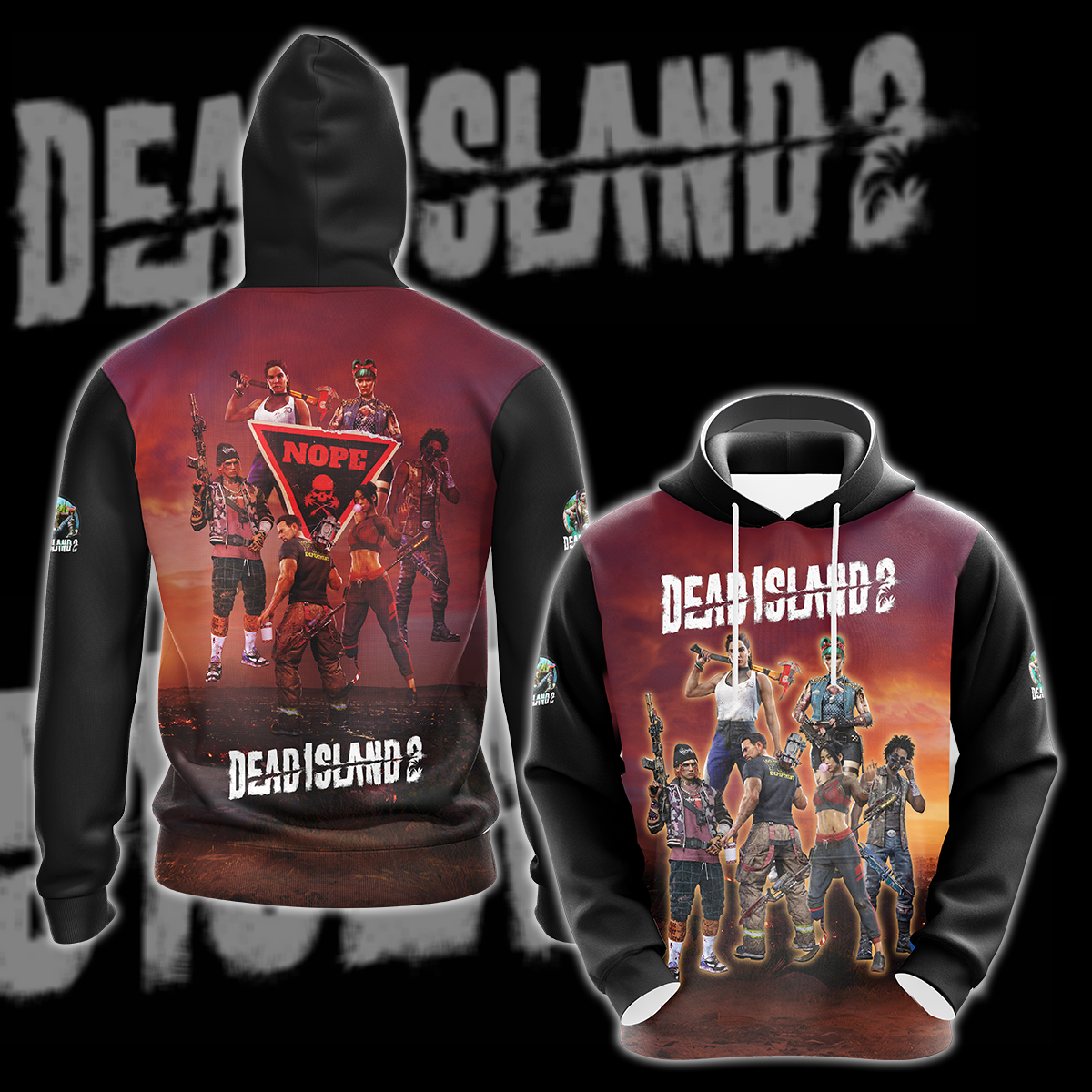 Dead Island 2 Video Game 3D All Over Printed T-shirt Tank Top Zip Hoodie Pullover Hoodie Hawaiian Shirt Beach Shorts Jogger Hoodie S
