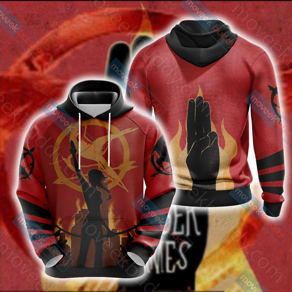 The Hunger Games New Look Unisex 3D T-shirt Hoodie S