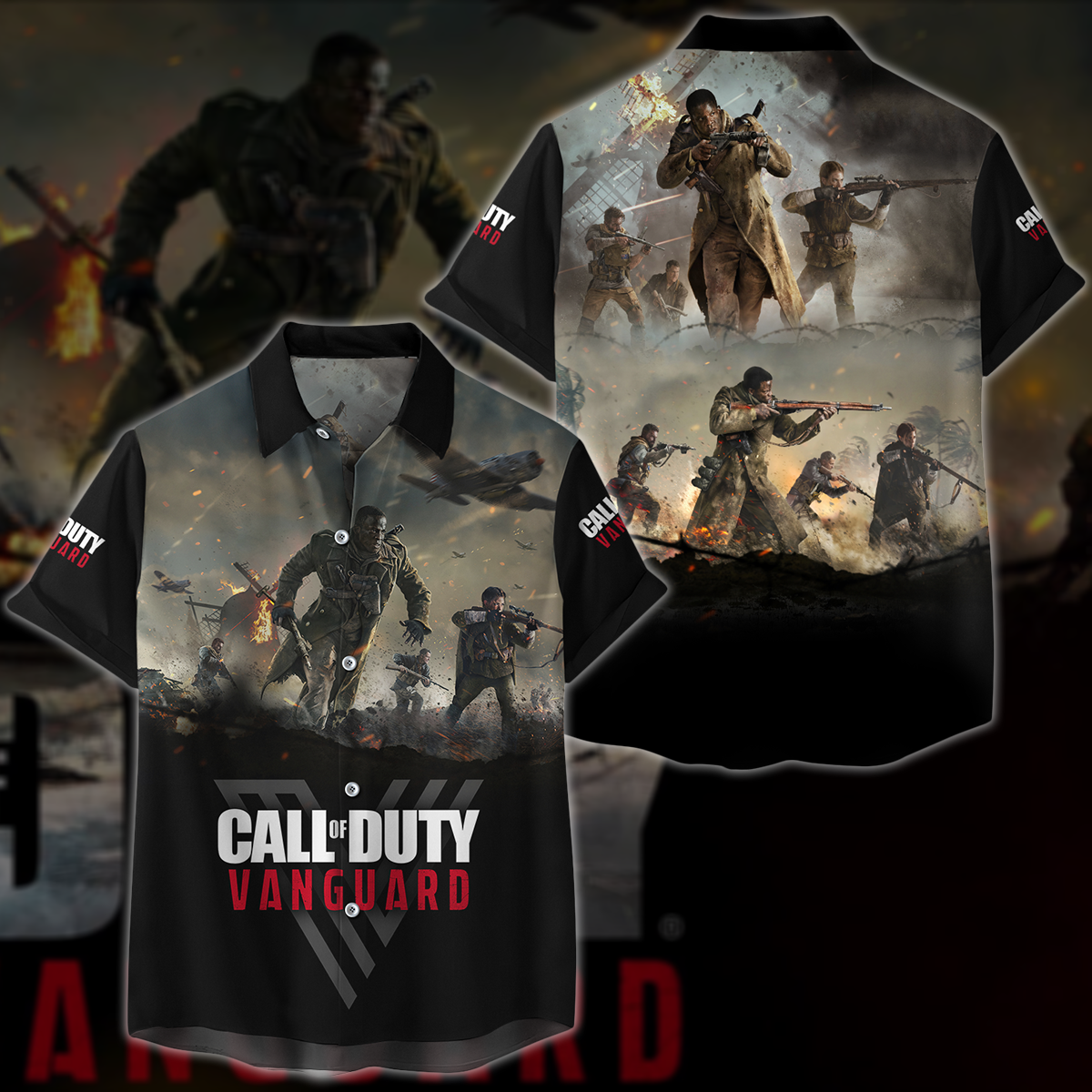 Call of Duty: Vanguard Video Game 3D All Over Print T-shirt Tank Top Zip Hoodie Pullover Hoodie Hawaiian Shirt Beach Shorts Jogger Hawaiian Shirt S