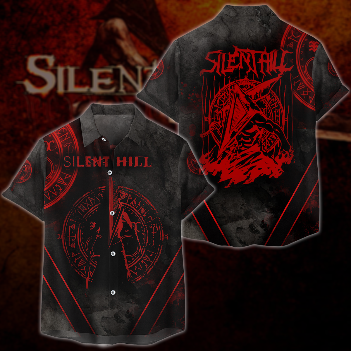 Silent Hill Video Game 3D All Over Printed T-shirt Tank Top Zip Hoodie Pullover Hoodie Hawaiian Shirt Beach Shorts Jogger Hawaiian Shirt S