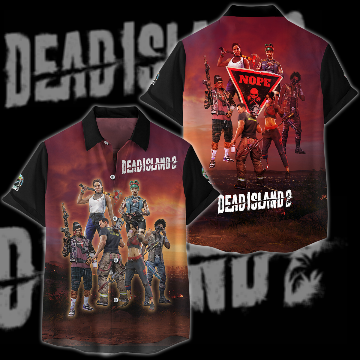 Dead Island 2 Video Game 3D All Over Printed T-shirt Tank Top Zip Hoodie Pullover Hoodie Hawaiian Shirt Beach Shorts Jogger Hawaiian Shirt S