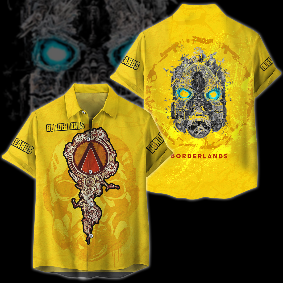 Borderlands Video Game 3D All Over Printed T-shirt Tank Top Zip Hoodie Pullover Hoodie Hawaiian Shirt Beach Shorts Jogger Hawaiian Shirt S