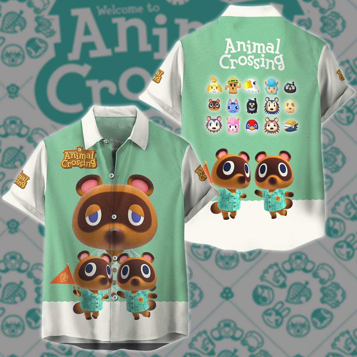 Animal Crossing Video Game 3D All Over Printed T-shirt Tank Top Zip Hoodie Pullover Hoodie Hawaiian Shirt Beach Shorts Jogger Hawaiian Shirt S