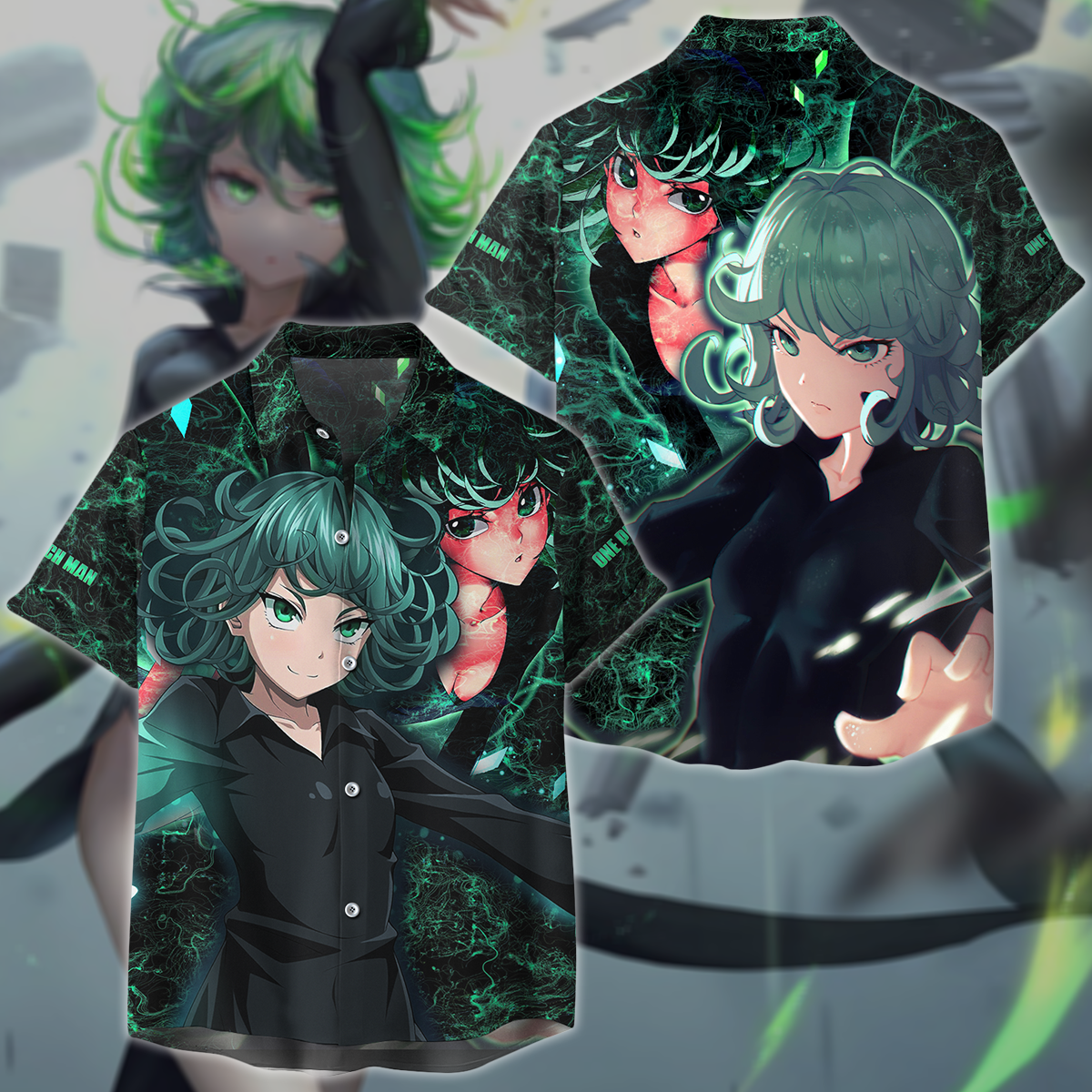 One Punch Man Tatsumaki 3D All Over Print T-shirt Tank Top Zip Hoodie Pullover Hoodie Hawaiian Shirt Beach Shorts Jogger Hawaiian Shirt S