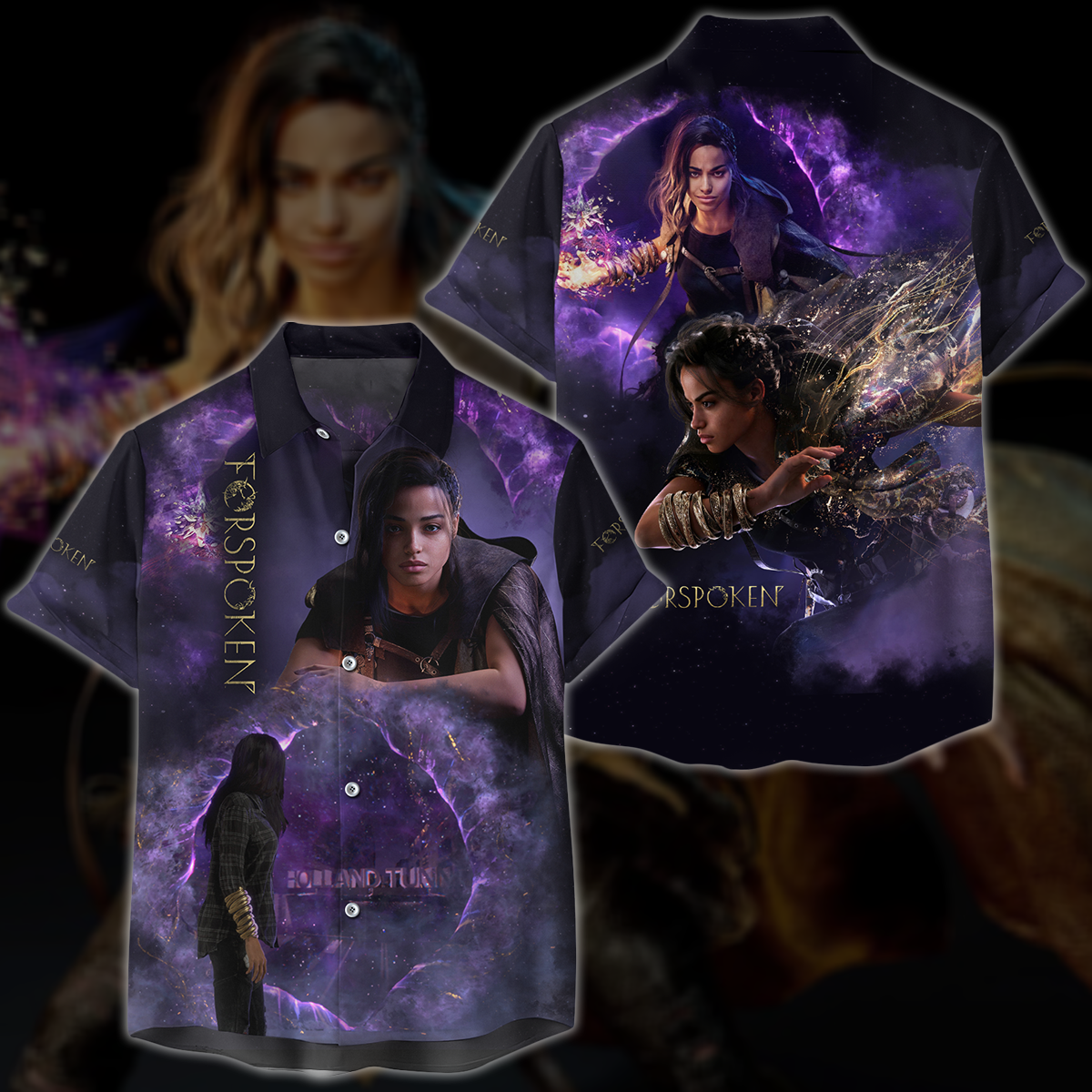 Forspoken Video Game 3D All Over Printed T-shirt Tank Top Zip Hoodie Pullover Hoodie Hawaiian Shirt Beach Shorts Jogger Hawaiian Shirt S