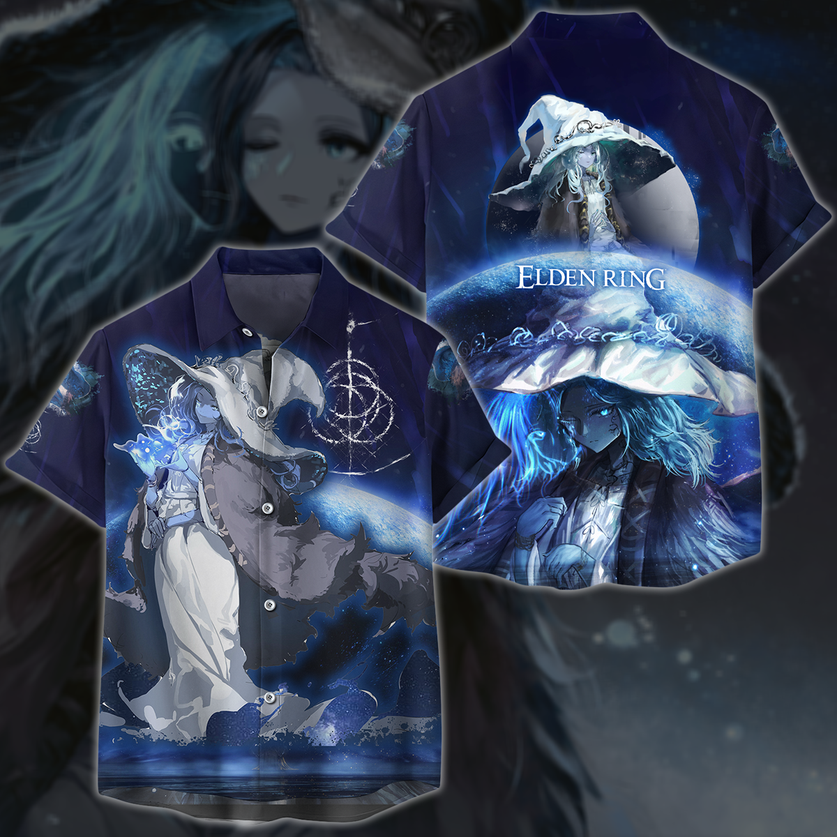 Elden Ring Ranni The Witch Video Game 3D All Over Printed T-shirt Tank Top Zip Hoodie Pullover Hoodie Hawaiian Shirt Beach Shorts Jogger Hawaiian Shirt S