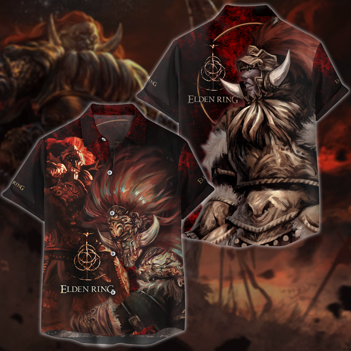 Elden Ring Radahn Video Game 3D All Over Print T-shirt Tank Top Zip Hoodie Pullover Hoodie Hawaiian Shirt Beach Shorts Jogger Hawaiian Shirt S