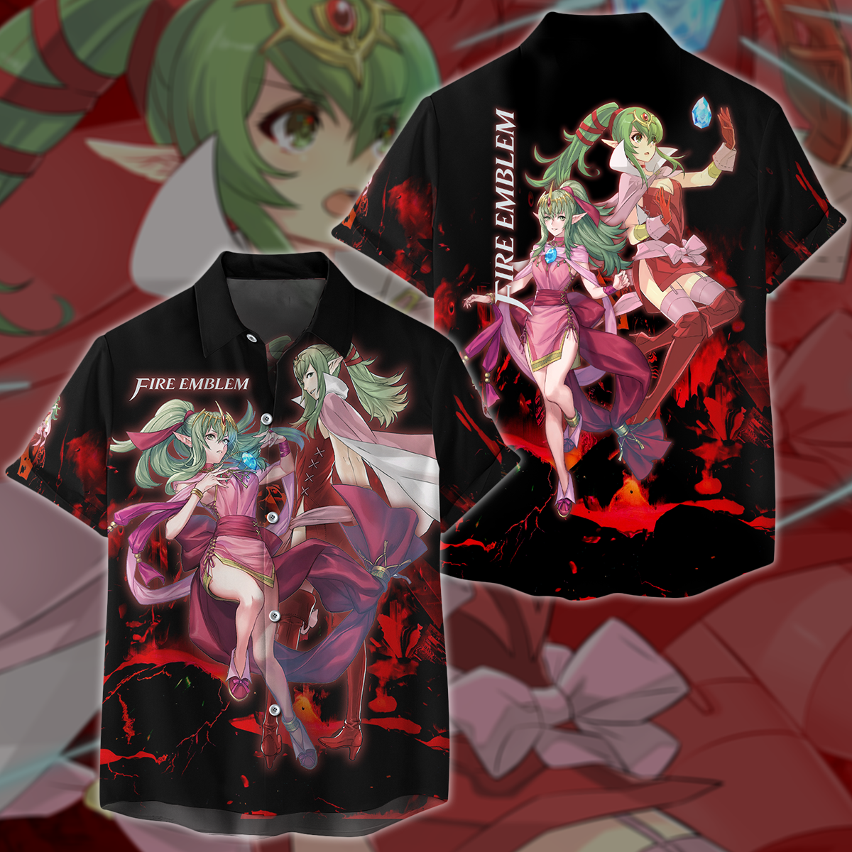 Fire Emblem - Tiki Video Game 3D All Over Printed T-shirt Tank Top Zip Hoodie Pullover Hoodie Hawaiian Shirt Beach Shorts Jogger Hawaiian Shirt S